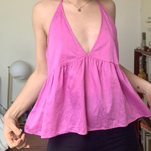 LACAUSA pink tank